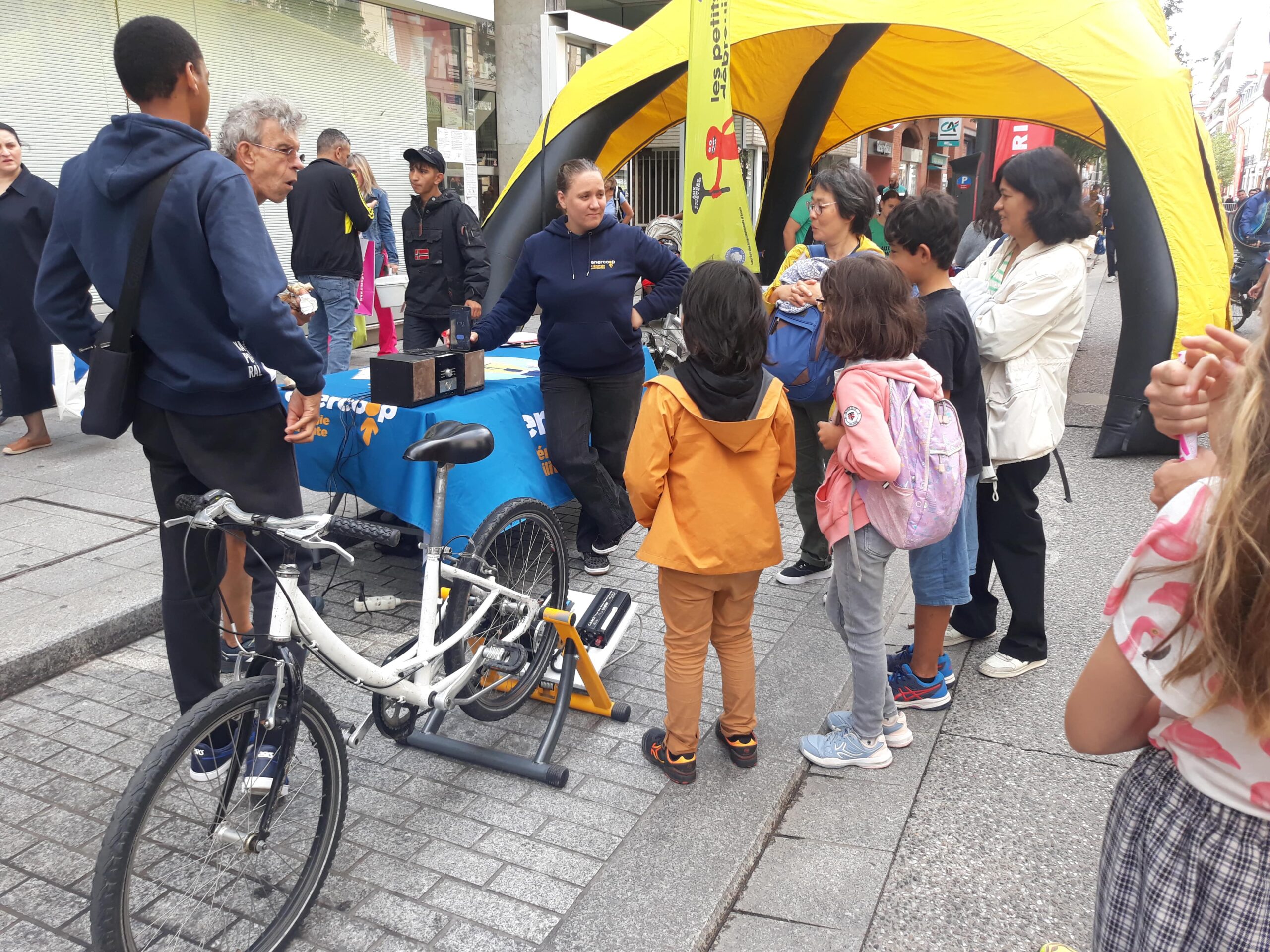 Vélo générateur d'électricité